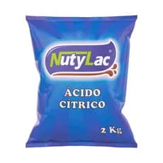 Ácido Cítrico 2 Kg -  100% Puro - Alimentício - Nutylac
