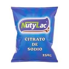 Citrato de Sódio 250g -  100% Puro - Alimentício - Nutylac