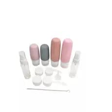 Kit Organizador Para Viagem 16 Itens Silicone Shampoo, Creme, Cosméticos