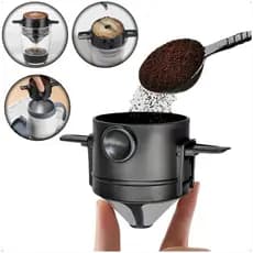 Mini Coador De Café Mini Filtro Individual Inox