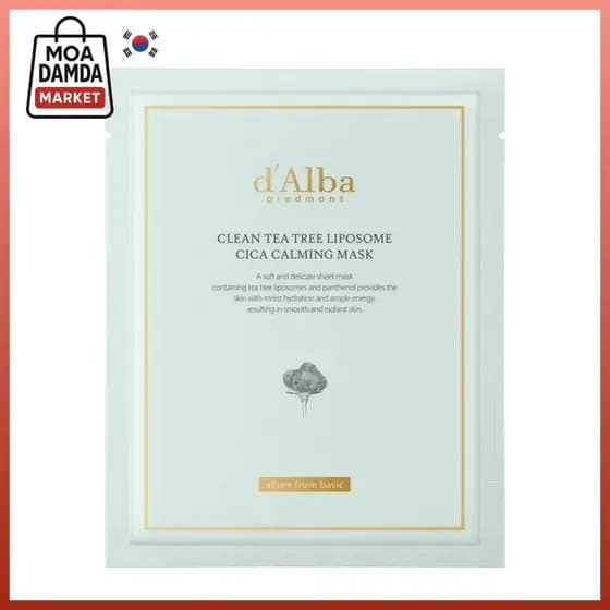 d'Alba Tea tree Liposome Cica Máscara Calmante