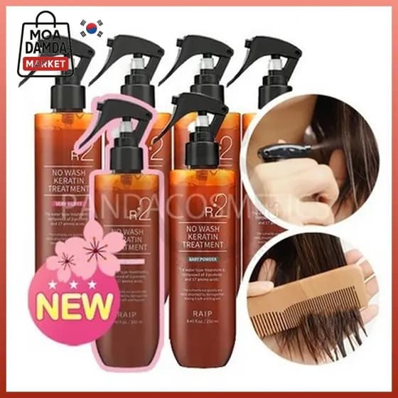 Tratamento De Queratina Sem Lavagem RAIP R2 250ml (8 Tipos)