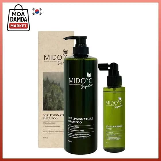 Shampoo Exclusivo Para Couro Cabeludo Mido C 800ml/Tônico 120ml