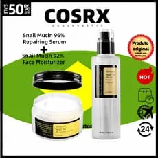 7.7 COSRX Caracol Avançado 96 Mucin Power Essence 100ml + 92 Creme 100g | Cuidado Hidratante Profundo Nutritivo Antienve