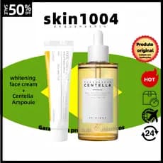 7.7 [SKIN1004] Madagascar Snow Lotus Essence 100 ml + celimix Creme Iluminador 30 | Melhora Os Poros , Ilumina O Tom Da