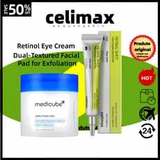 7.7celimaxretinol Essence 15ml + Folhas De Algodão Zero Poros | Rejuvenescimento Firmador Antienvelhecimento Suave Estab