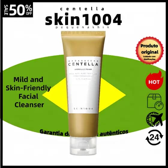 7.7skin1004madagascar Snow Grass Espuma De Limpeza Facial/Fórmula Suave/Profunda/Hidratante (125ml)