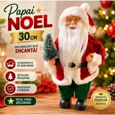 🎅 Papai Noel Decorativo 30cm Enfeite De Natal Decoração Natalina Casa Árvore Premi