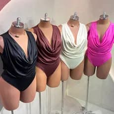 Body Plus Size Premium Formal Elegante Decote Discreto Zero Transparência G1 G2 Luxo Forrado Bori Modelador Midi Size