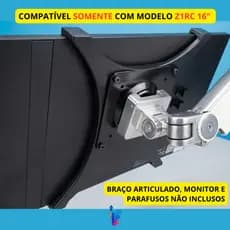 Suporte VESA para Monitor Portátil Arzopa Z1RC 16" polegadas | (SOMENTE 100x100) | Compatível com Braços Articulados