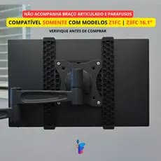 Suporte VESA para Monitor Portátil Arzopa Z1C Z1FC Z3FC (100x100) | 16.1" polegadas | Compatível com Braços Articulados