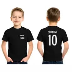 Camisetas Personalidas Time Confortável Leve Unissex 100% Algodão