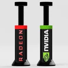 Suporte Placa de Vídeo GPU Ajustável Universal Personalizável Nvidia Radeon Regulagem Altura