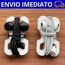 Organizador Fone de Ouvido Com Fio Suporte Protetor Mochila Viagem Fone Não Enrola