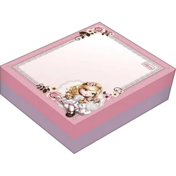 Bloco Tilembrete Decorado Jolie 80 x 91mm c/ 100 Fls, Tilibra