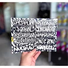 Cartela de Adesivos para carro moto ou bike Sticker Notebook Bicicleta  À Prova d’Água Alta Fixação