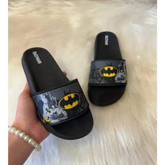 Chinelo Nuvem Slide Aranha Infantil Menino  Menina Confortável Leve Macio Personagens