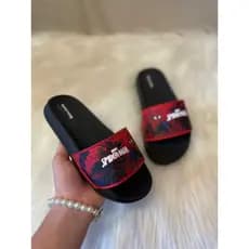 Chinelo Nuvem Slide Aranha Infantil Menino  Menina Confortável Leve Macio Personagens