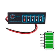 Nível Porcentagem Indicador de Bateria 8-30v, Lítio Lifepo4 Chumbo