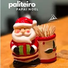 Paliteiro Papai Noel / Boneco de neve Natal envio rápido