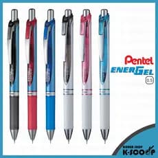 Caneta Gel Retrátil Pentel EnerGel 0.5mm BLN75 – Tinta Suave De Secagem Rápida