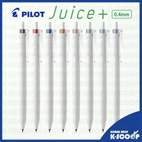 PILOT Juice Plus (+) Caneta De Gel De 0.4 Mm Escrita De Escritório De Estudo De Ponta Fina Suave