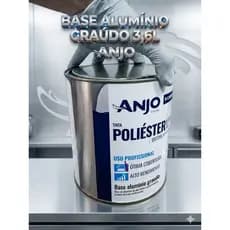 Tinta automotiva Poliéster Base para Candy alumínio extra graúdo brilhante 3,6L