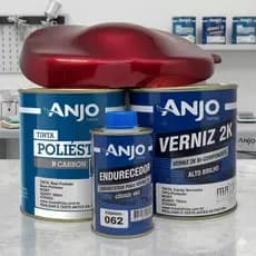 Tinta Automotiva Candy Verniz Varias cores 800ml/400ml+Base Aluminio Graudo 800ml/400ml+Catalisador Lazzuril/Anjo/PPG