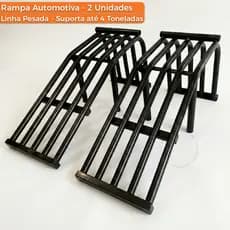 Rampa Automotiva Linha Pesada 2 Unidades Com Aço Reforçado para Carros SUVs Picapes Vans e outros