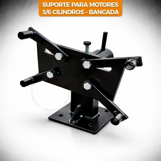 Suporte Cavalete Para Motores 3/6 Cilindros Fixação Bancada