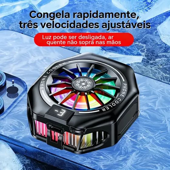 Kit Cooler Celular Gamer Modelos TL26 TL05pro TL11 Resfriamento Rápido Silencioso Premium