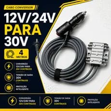 Inversor DC para Starlink Mini 12V 24V Para 30V Conversor Veicular 4 metros