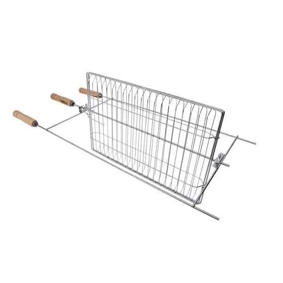 Grelha Giratória 85x38cm Carnes, Peixes, Legumes