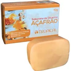 6 Un. Sabonete Barra Açafrão - Tropical 90g