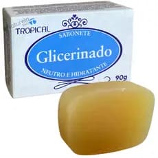 12 Un. Sabonete Barra Glicerinado Neutro - Tropical 90g