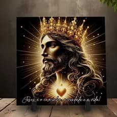 Azulejo Personalizado com Frase de Jesus