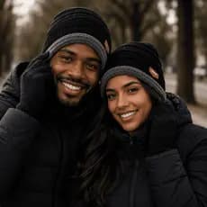Kit Touca Gorro e Luva de Frio Forrado, Cachecol Tipo Lã Pelinho, Inverno Masculino Feminino