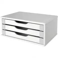 Suporte para Monitor Souza 3 Gavetas Branco