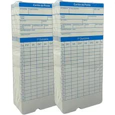 Kit 200 Cartões de Ponto para Relógio Cartográfico