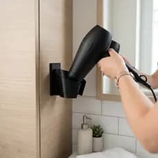 Suporte Organizador Para Secador De Cabelo Universal Porta Secador Profissional Banheiro e Salão