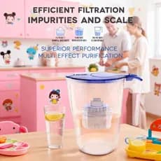 Jarro com filtro de água de 4,2L com temporizador e cartucho de substituição O material ABS de qualidade alimentar filtr