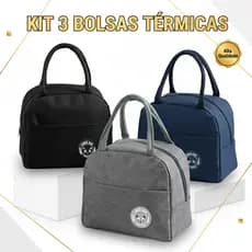Bolsa Térmica Portátil Para Marmita Lancheira Com Isolamento Térmico Lancheira Marmiteira