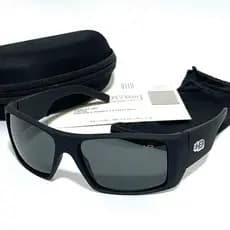Óculos Solar Masculino HB 2.0 Rock Exclusivo Preto Fosco Esportivo H.8845 Quadrado Lançamento - Promoção
