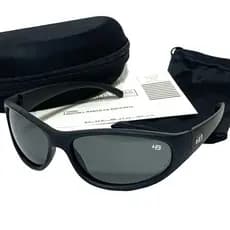 Óculos De Sol Esportivo Masculino HB.7504 Redondo Preto Fosco Clássico Corrida Proteção UV400  - Promoção