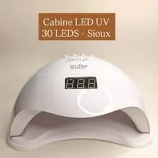 Cabine LED UV SUN 5 48W - Sioux - 30 LEDS - Fundo Branco - Cabine de unhas
