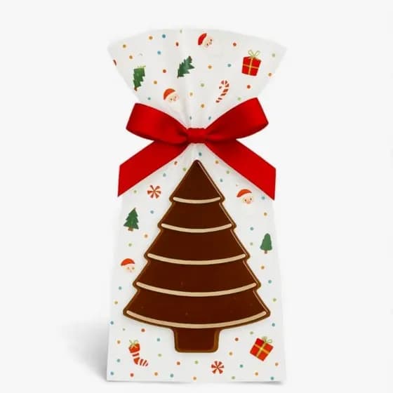 50 sacos de celofane transparente de natal do 10x15 ao 25x35
