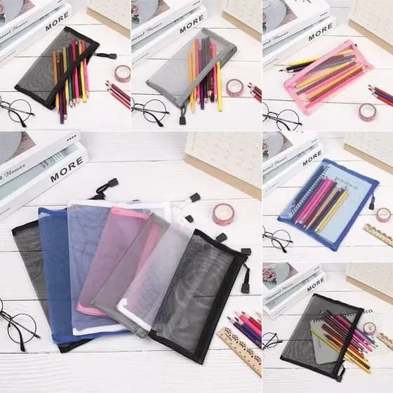 Necessaire de Bolsa em material de tela necessaire estojo de maquiagem porta acessorios necessaire de bolsa13✖️23