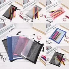 Necessaire de Bolsa em material de tela necessaire estojo de maquiagem porta acessorios necessaire de bolsa13✖️23