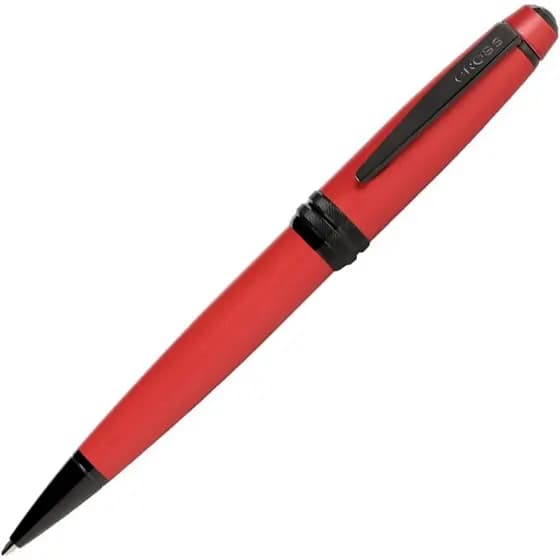 CROSS Ballpoint Pen, Oil-Based, Bailey, Matte Red Lacquer, NAT0452-21, Genuine Import