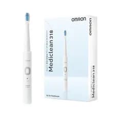 Vendedor japonês “Bon's Shop” Escova de dentes elétrica Omron HT-B318-W, leve, cerca de 46g, 2 escovas de reposição,
